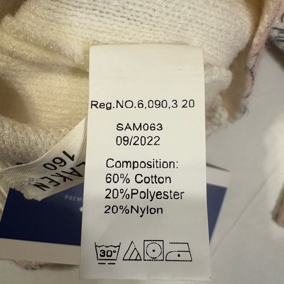 Welaken pink Santa Claus print holiday Christmas sweater size medium NWT - Picture 5 of 6